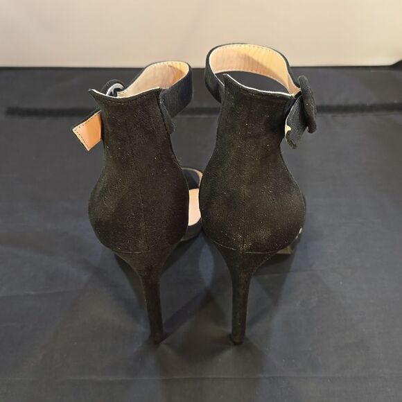 BRAND NEW HERSTYLE CHARMING- ANKLE STRAP ROUNDED BUCKLE OPEN TOE STILETTO HEEL - Picture 8 of 16